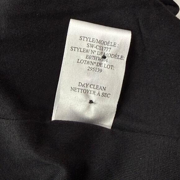 HELMUT LANG 100% Wool Button Blazer Jacket Size Small Black - Picture 7 of 7